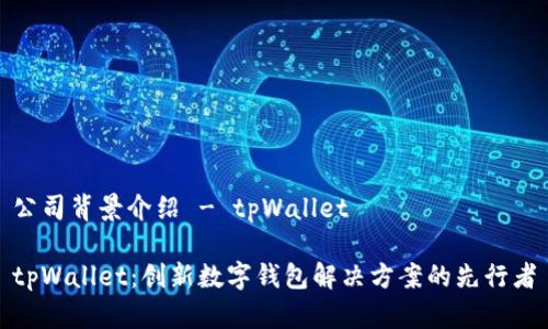 公司背景介绍 - tpWallet

tpWallet：创新数字钱包解决方案的先行者