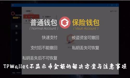 TPWallet不显示币金额的解决方案与注意事项